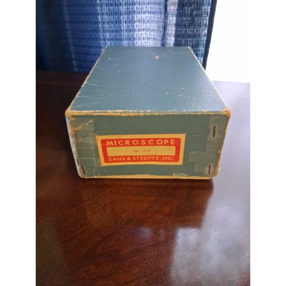 Vintage Sans & Streiffe Vintage Microscope in Original Case With Tools!